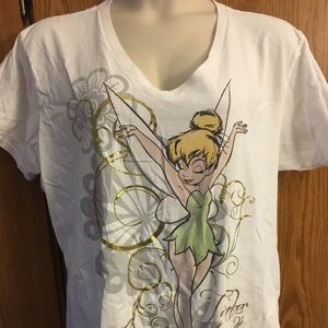 Disney brand plus sized t shirt with Tinkerbell 3X